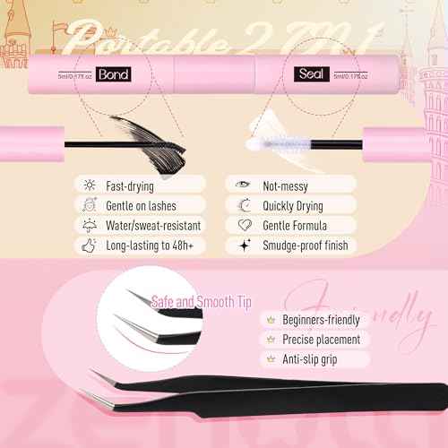 Lash Clusters Kit Cat Eye Cluster Eyelash Extensions Kit Wispy Fairy Lash Clusters Kit Natural Individual lashes Fox Eye DIY Lash Extensions with Lash Bond and Seal and Eyelash Tweezers by zenotti