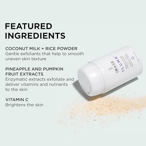 IMAGE Skincare, ILUMA Intense Brightening Powder, Water Activated Gentle Face Scrub Polish for Brighter Skin, 1.5 oz