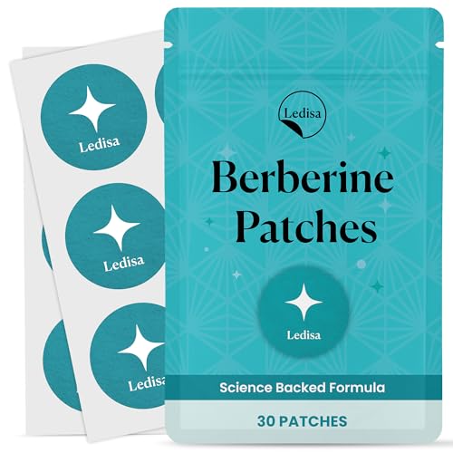 Berberine Patches with L-Glutamine & Garcinia Cambogia - 30 Day Supply