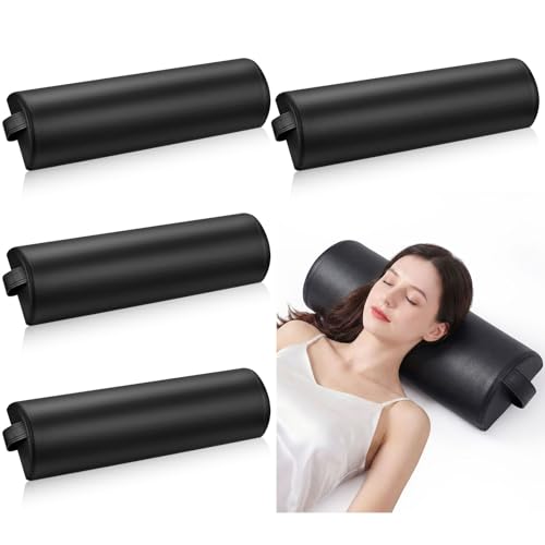 Ripeng Half Round Massage Table Bolster Pillow Set of 4 with Strap Handle