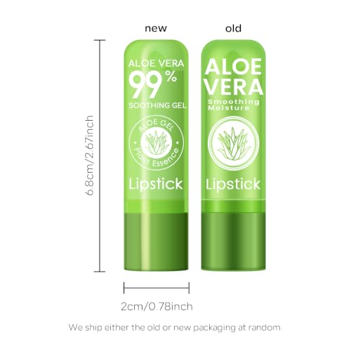 Ownest Aloe Vera pH Color-Changing Lip Balm 10 Pack