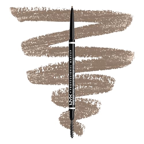 NYX PROFESSIONAL MAKEUP Micro Brow Pencil Ash Blonde - Precise, Waterproof Eyebrow Tool