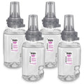 GOJO Antibacterial Foam Handwash Plum Fragrance, 700 mL Foam Hand Soap Refill ADX-7 Push-Style Dispenser (Pack of 4) - 8712-04