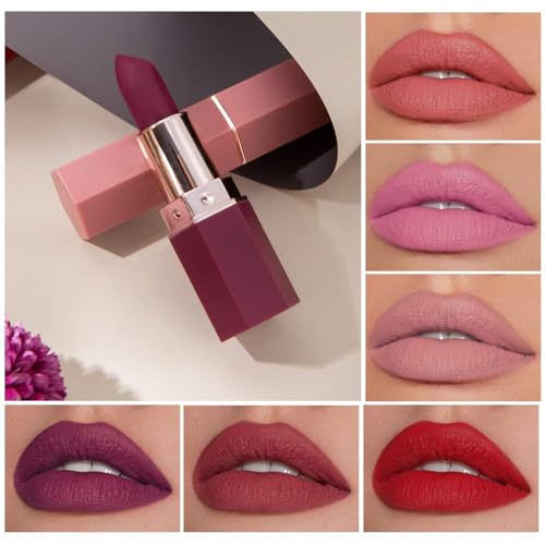 Velvet Matte Lipstick #02 Pink - Waterproof Long Wear
