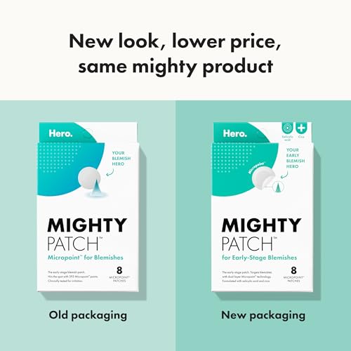 Mighty Patch Hero Micropoint Acne Patches, 8 Count