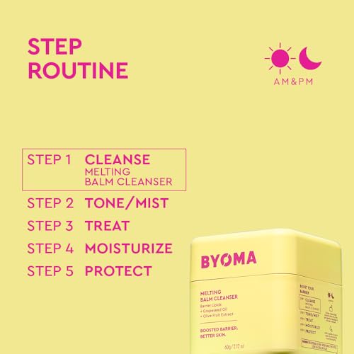 BYOMA Melting Balm Facial Cleanser - Hydrating Cleansing Balm for All Skin Types