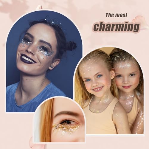 Chunky Face Glitter Gel - 5 Colors (30ml each)