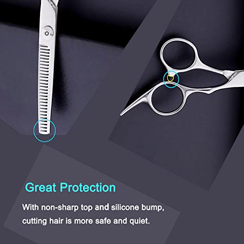 Hair Thinning Shears, Hair Cutting Scissors (6.7 Inches) with Fine Adjustable Tension Screw and 1 Piece Wipe Cloth