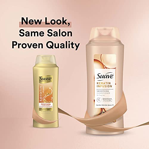 Suave Professionals Keratin Infusion Conditioner 28oz - 4 Pack