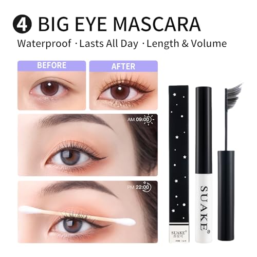 16-Color Eyeshadow Palette Makeup Kit with Brushes & Eyeliner
