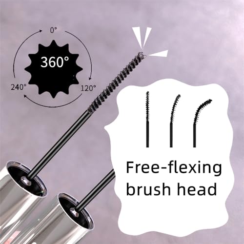 Waterproof Mascara for Fine Lashes with Small Wand Brush
