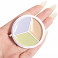 Kaely Tri-Color Concealer Palette - Full Coverage Under Eye