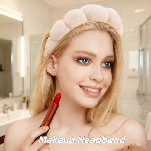 7-Piece Spa Set with Headbands, Wristbands & Hair Clip