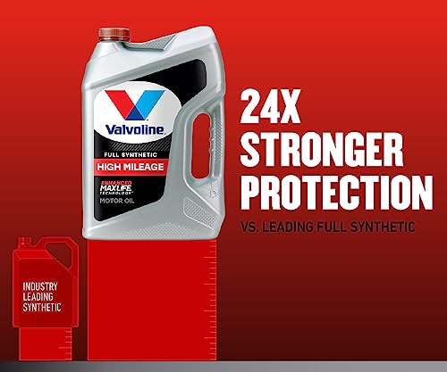 Valvoline Full Synthetic High Mileage with MaxLife Technology SAE 5W-20 Motor Oil 1 QT