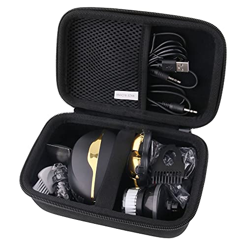 Hard EVA Carrying Case Compatible with for Skull Shaver Electric Pitbull Pro Razor, Men¡¯s 5-in-1 Electric Head Shaver Storage Case (Big)
