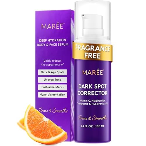 MAREE Dark Spot Remover for Face and Body ? Dark Spot Corrector Serum ? Hyperpigmentation, Melasma, Sun & Age Spots ? Black & Brown Spot Remover for Women ? Crema para Manchas Oscuras en la Cara