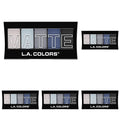 L.A. COLORS 5 Color Matte Eyeshadow Palette Blue Denim