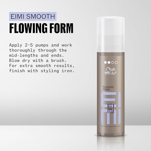 Wella Professionals EIMI Flowing Form Anti-Frizz Smoothing Balm | For Frizzy, Damaged Hair | Provides Smooth & Natural Sleek Finish | 3.38 Fl Oz