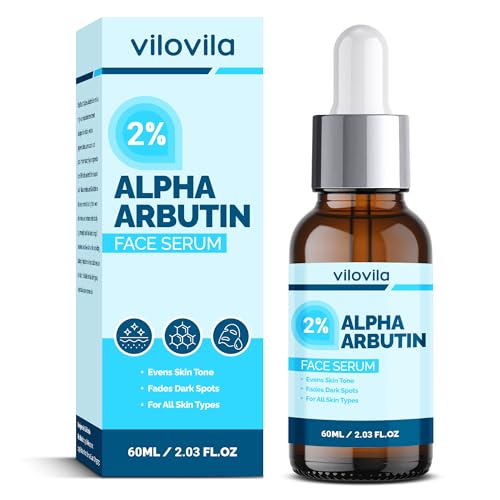 2% Alpha Arbutin Face Serum (2 Fl oz), Alpha Arbutin 2% + HA for Men and Women, Face Serum with Niacinamide & Tranexamic Acid, Hydrating Facial Serum with Centella, Ginseng & Hyaluronic Acid