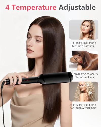 Santiway 4-in-1 Hair Crimper with Tourmaline Ceramic Plates