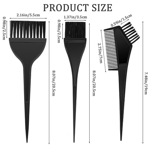 Professional Hair Coloring Brush Kit - Dyeing & Tinting Tools for Salon & Home Use