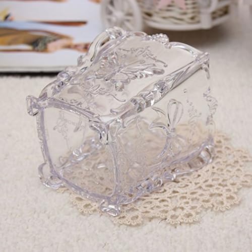 FRCOLOR Makeup Brush Pot Cosmetic Brush Pot Holder Acrylic Makeup Holder Carved Cosmetic Organizer for Storage