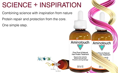 Aminotouch Natural Protein Treatment for Damaged Hair - 2 Bottles