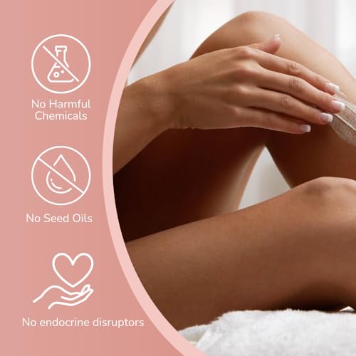 Magnesium Tallow Body Lotion- with grassfed beef tallow, Ashwagandha, Magnesium, Vitamin D3/K2 and Probiotics | Calming Lotion| Tallow Moisturizer | Topical, Non-toxic body cream- 5 oz.