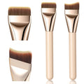 Molain 2-Pack Flat Foundation Brush for Liquid Makeup