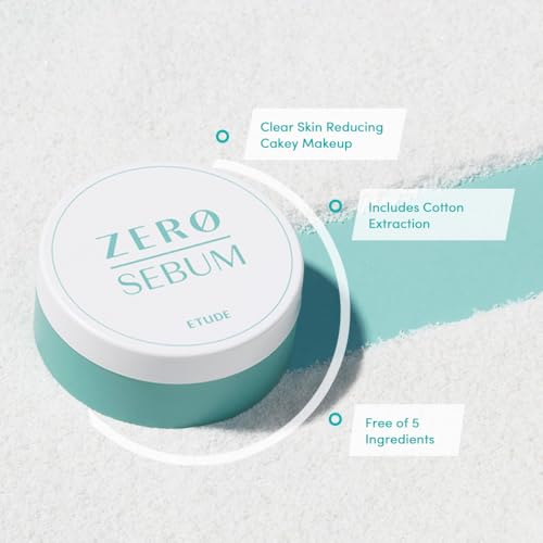 ETUDE Zero Sebum Loose Powder - Oily Skin Oil Control (4g)