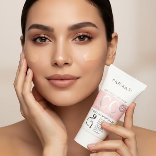 Farmasi CC Cream SPF 25 - Lightweight Color Correcting Tinted Moisturizer, 1.7 fl oz