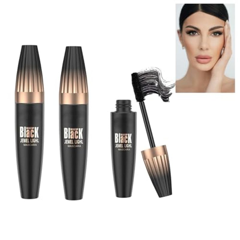 4D Silk Fiber Mascara - Waterproof Black Lengthening & Volumizing