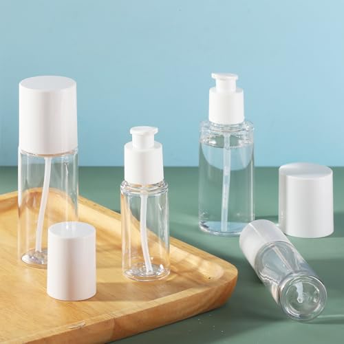 Travel Pump Bottles 50ml Refillable Lotion Dispenser (2-Pack)