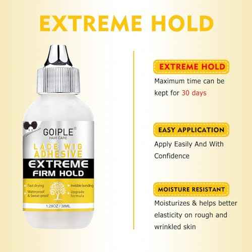 Wig Accessory Essentials Kit Lace Front Wig Glue & Remover, Wig Caps, Elastic Band, Hair Wax Stick, Edge Control, Edge Brush, Hair Shear Dermaplanning Razor Tool and Edge Scarf - 10PCS