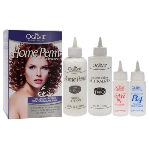 Ogilvie Salon Styles Home Perm Kit for Women & Men