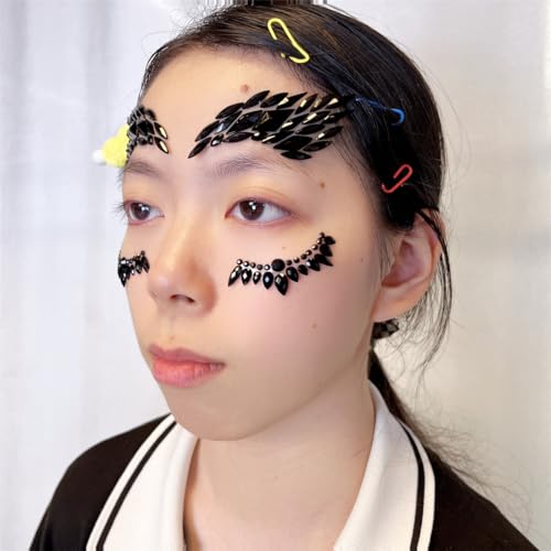 Festival Face Gems Rhinestone Stickers - Reusable Body Jewels