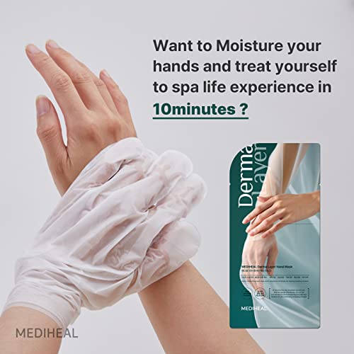Mediheal Derma Layer Hand Mask 5-Pack - Hyaluronic Acid Treatment