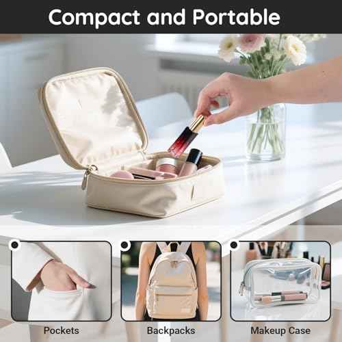 Segbeauty 0.34oz Empty Travel Perfume Atomizer Refillable, 5 Pack Mini Glass Perfume Spray Bottles, 10ml Portable Travel Cologne Spray Bottles, Small Cologne Atomizers with Clear Transfer Tool Set