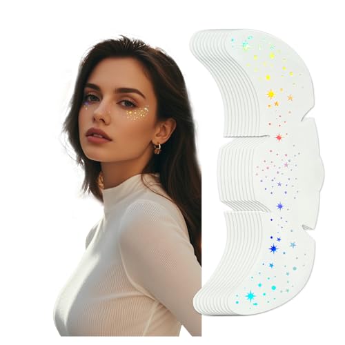 Holographic Glitter Freckle Temporary Tattoos - 12pc Set