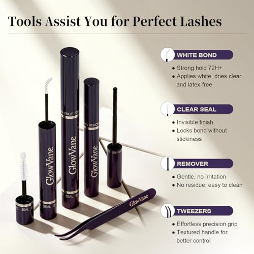 TrueCurve Wispy Lash Clusters Kit with Bond, Seal & Remover