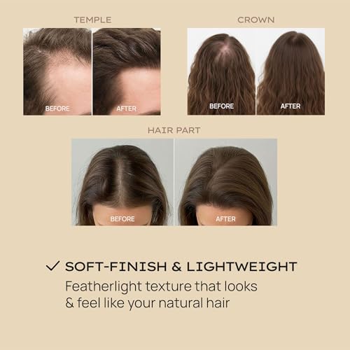 Style Edit Hair Building Fibers - Plant-Based Thinning Hair Solution, Black 0.88oz