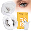 QUEWEL Magnetic Eyelashes Kit - Reusable, No Glue, Easy Application