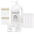 Lash Shampoo Bulk Kit - 2L Refill with 80ml Bottles & Brushes