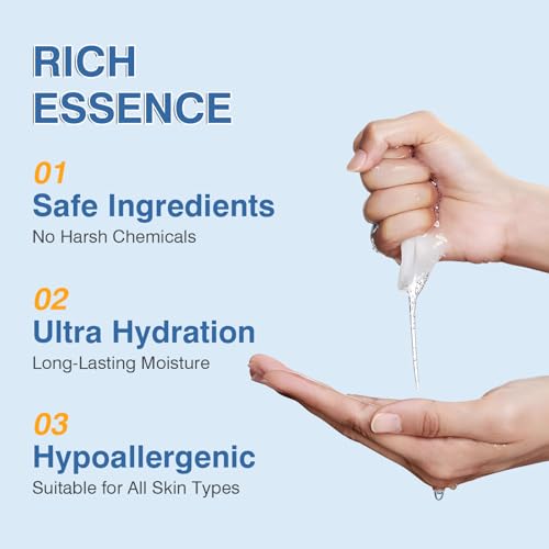 12 Pack Serum Sheet Masks,Facial Masks Skincare for Women,Hydrating & Moisturizing Face Masks for All Skin Types,Smooth,Nourishing,Lightweight