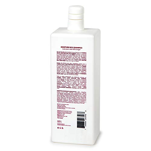 Framesi Color Lover Moisture Rich Shampoo, Sulfate Free Shampoo with Quinoa and Aloe Vera, Color Treated Hair