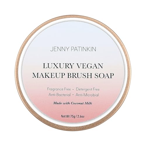 Jenny Patinkin Vegan Makeup Brush Cleaner Soap with Pad