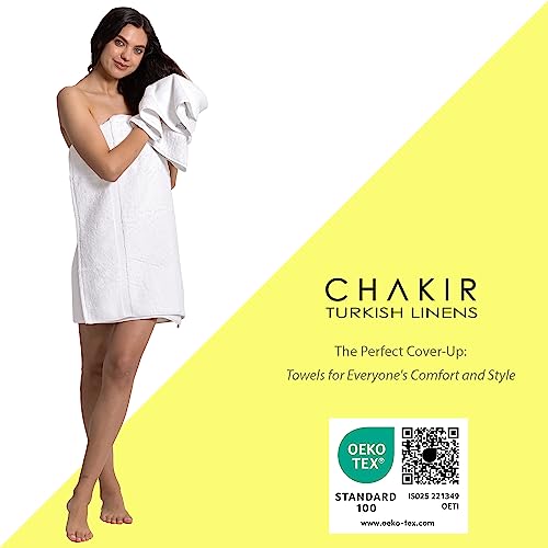 Chakir Turkish Linens 4-Piece Washcloths Set 100% Cotton