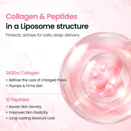 BIODANCE Collagen Bubble Booster Foam Essence for Skin Elasticity & Hydration - Micro-Bubble Primer, 3.21 fl oz