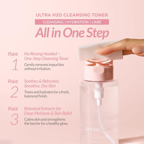 Ultra H2O Cleansing Toner Cleansing Water 300mL 10.1 Fl Oz