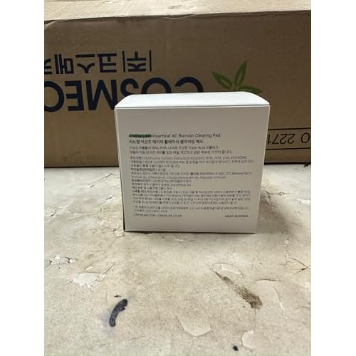C¡¯NEW LAB Heartleaf AC Blemish Clearing Pad (70 pads) | Blackhead & Exfoliating Facial Pads for Smooth Skin | Heartleaf Extract, Heartleaf Exosome, Allantoin, PHA, Korean Skin Care